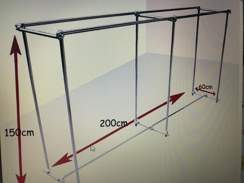 Gondola, stojak system rurowo kulowy 