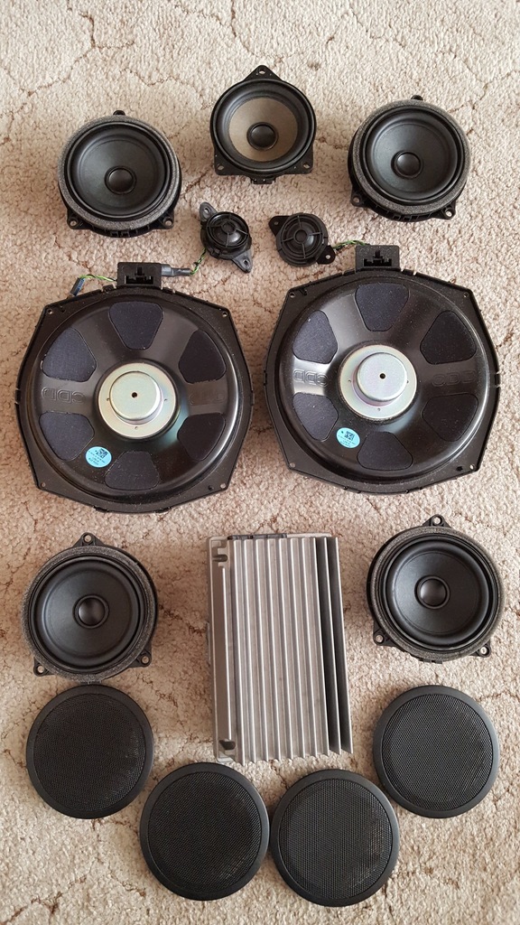 BMW f30 f31 zestaw glośniki wzmacniacz Hifi S676 7350562030