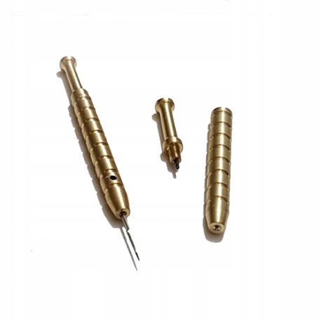handpoke 10mm, tattoo stick - brass