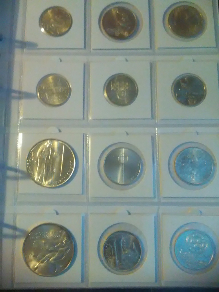 CzechoSlowacja zestaw monet ag 119 sztuk ,
