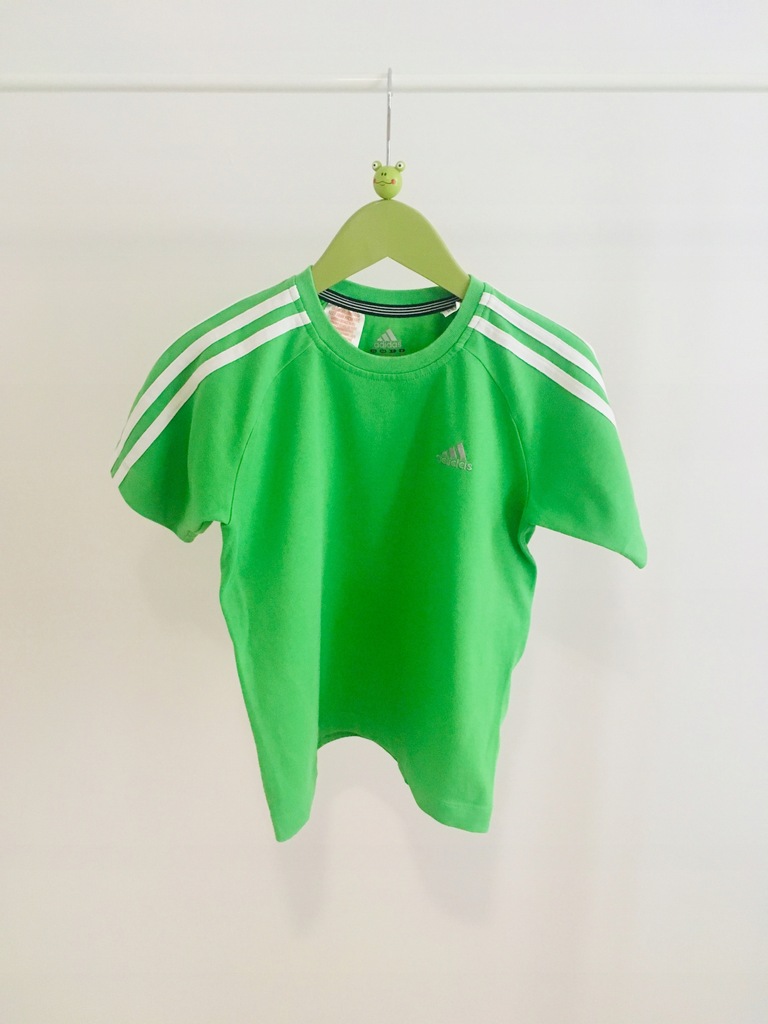 *Zielona koszulka T-shirt Adidas Rozmiar: 128*