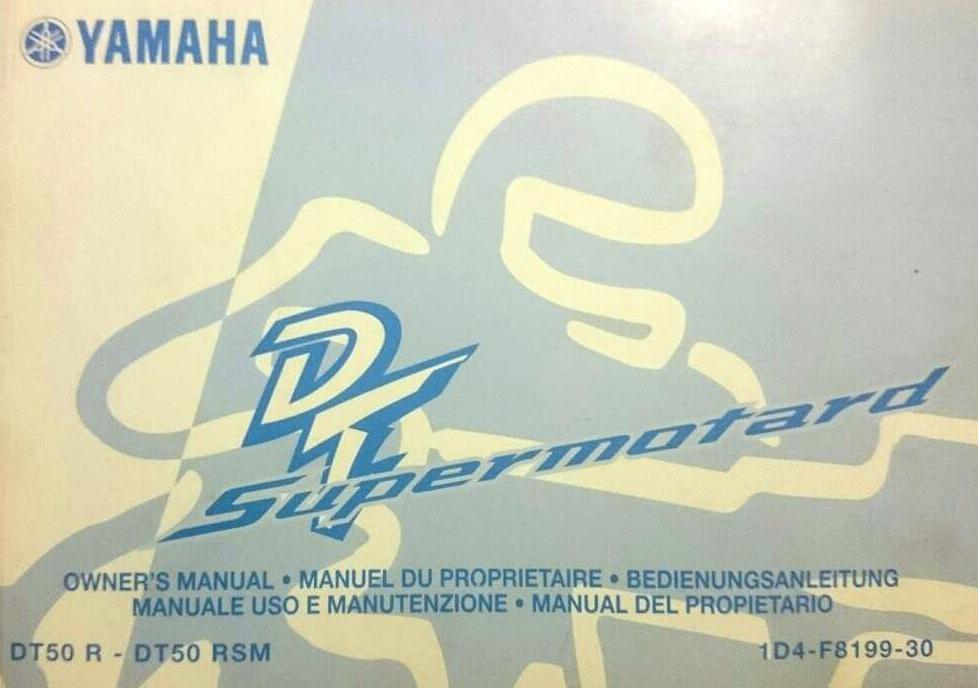 YAMAHA DT50R SM INSTRUKCJA OBSŁUGI OWNER'S MANUAL