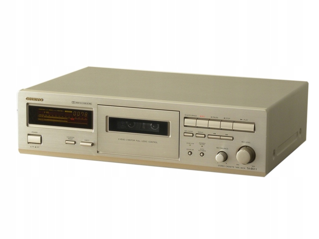 ONKYO TA-6511 - piękny magnetofon z DOLBY S