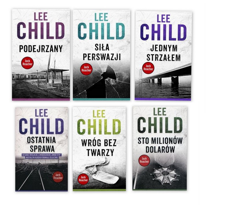 Lee Child SERIA Jack Reacher ZESTAW 6 KSIĄŻEK HIT!
