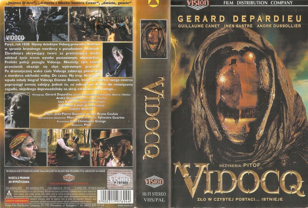 Vidocq - VHS - Najtaniej na allegro