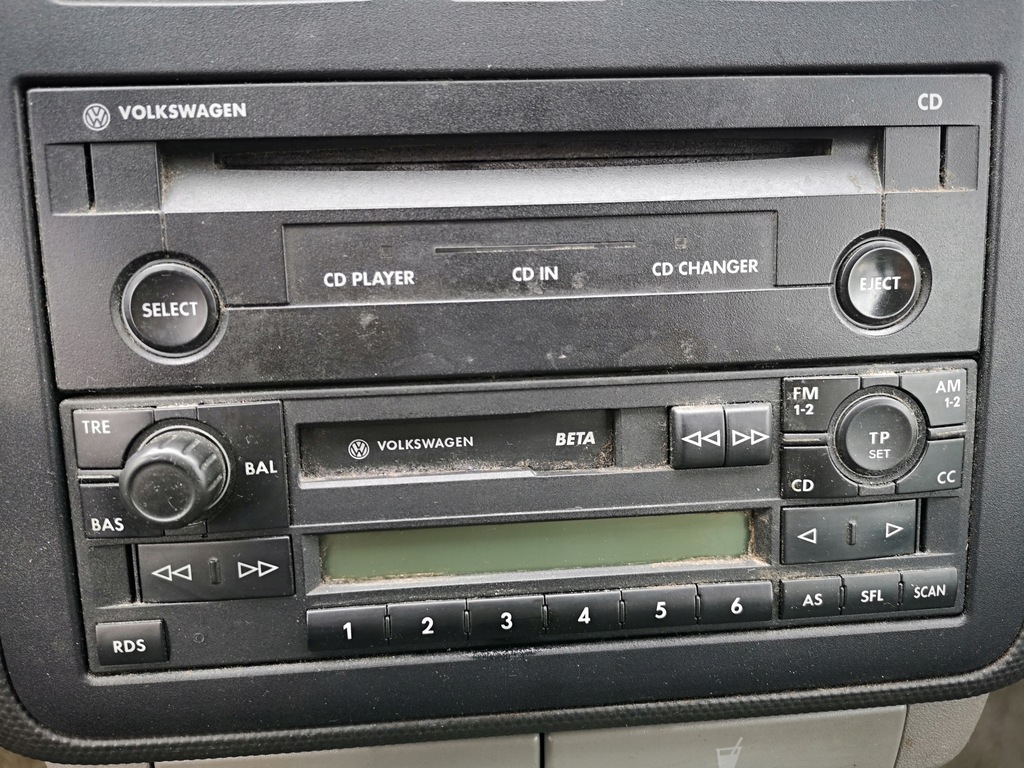 VW GOLF IV 4 RADIO BETA + ZMIENIARKA + KOD KOMPLET