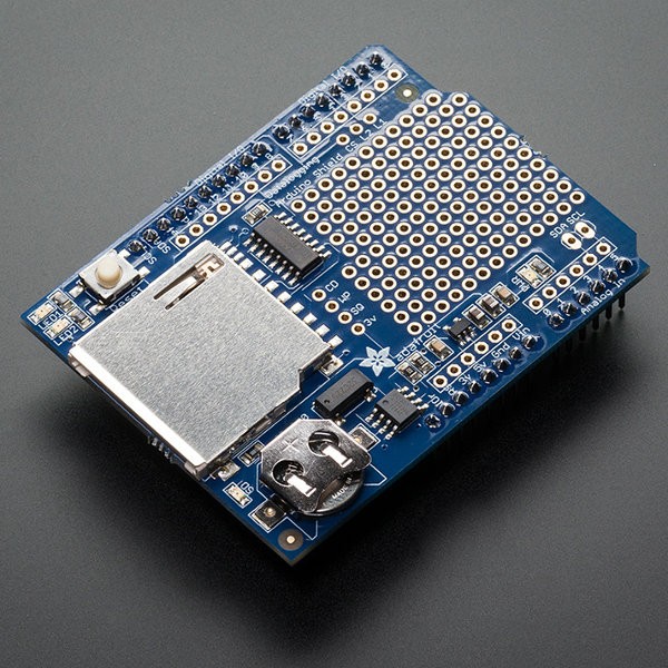 Adafruit Data Logging Shield - zegar, czytnik kart