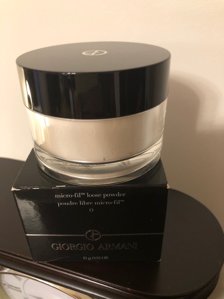 Giorgio Armani micro-fil loose powder 0 - 7410527822 - oficjalne archiwum  Allegro