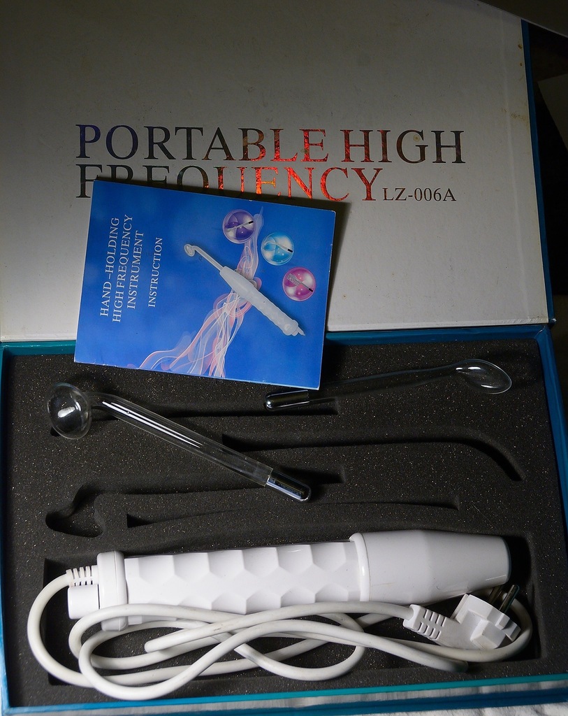 Darsonval Portable High Frequency LZ006A 2 peloty 7326337823