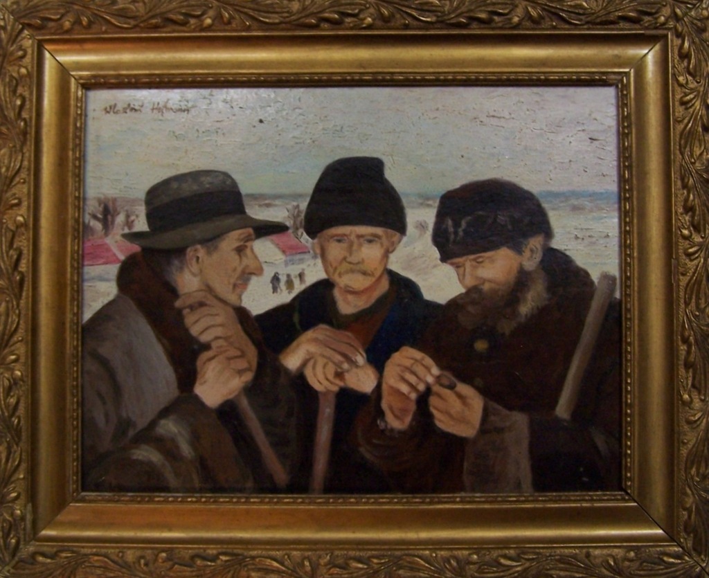 ZIMA ŻYCIA.WLASTIMIL HOFMAN.PIĘKNY AUKCYJNY. BCM