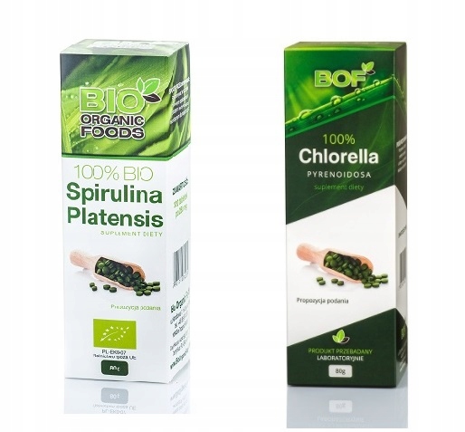 Spirulina + Chlorella BIO ORGANIC Schudnij w 2-MCE