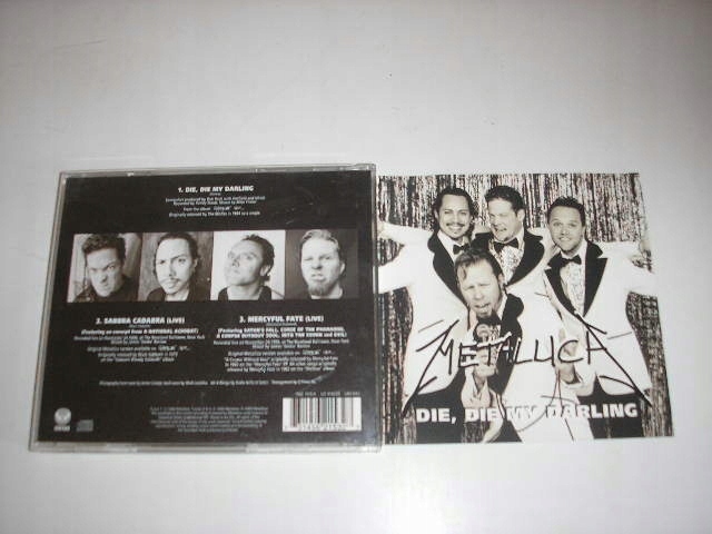 METALLICA-Die,die my darling-Singiel CD