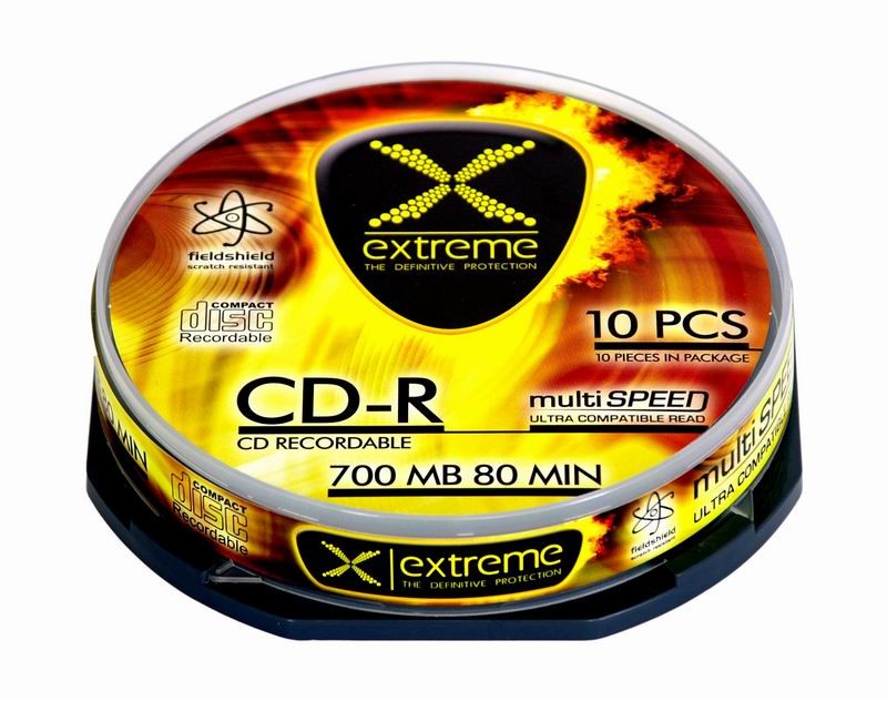 EXTREME CD-R 700MB x52 - Cake Box 10