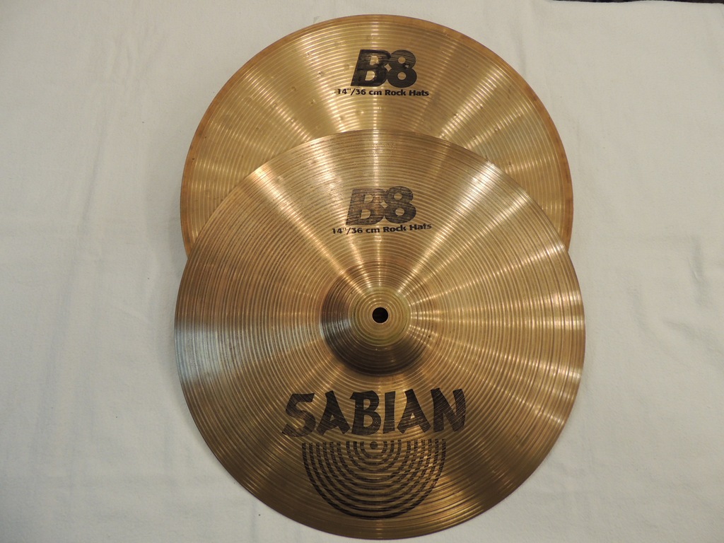 ~~Sabian - B8~~ Rock Hats Hi-hat 14''