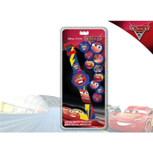 Zegarek na rękę z projektorem 10 obrazków Cars - A