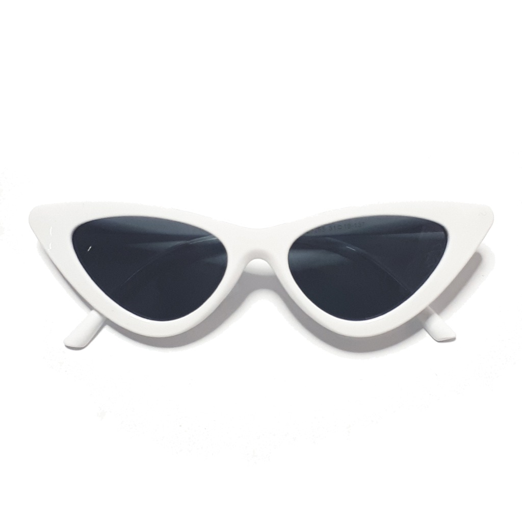 Okulary DOLL Le Specs Kocie Last Lolita białe HIT
