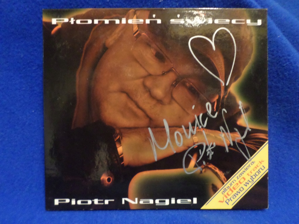 Piotr Nagiel Płomień świecy CD autograf