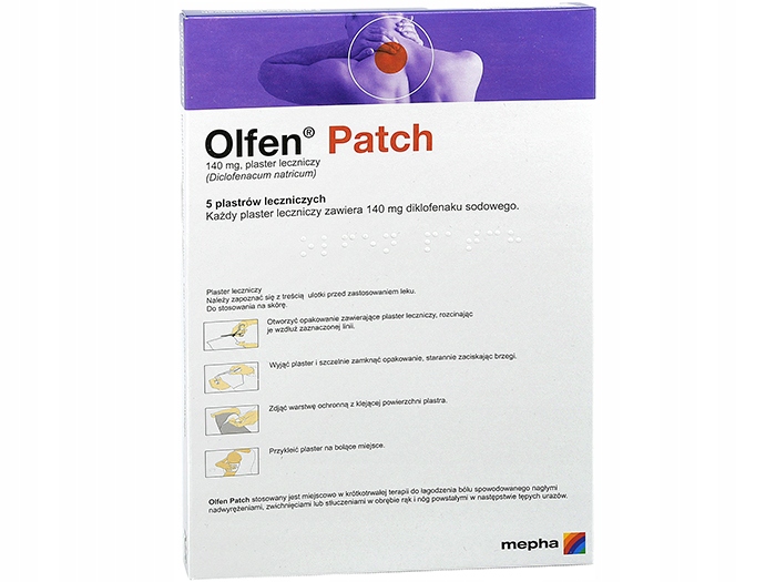 AP Olfen Patch plastry lecznicze przeciwbólowe 5x