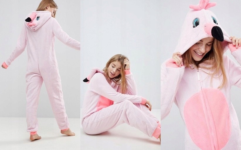 Q6A110*LOUNGEABLE FLAMING ONESIE XS O02