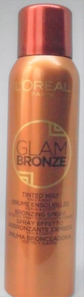 Loreal Glam Bronze samoopalacz spray twarz i ciało