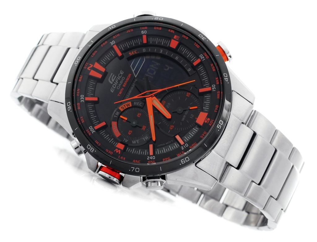 ZEGAREK MĘSKI CASIO EDIFICE ERA-300DB TERMOMETR