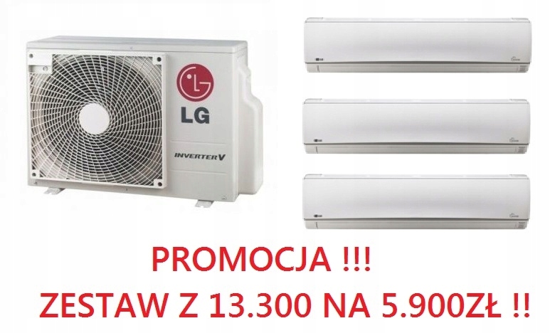 Klimatyzacja LG Multi 3+1 MU3M19 , P09EN ,P12EN