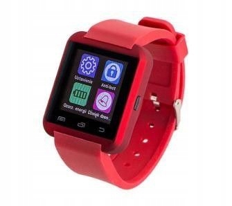 Smartwatch, Zegarek Garett G5, czerwony