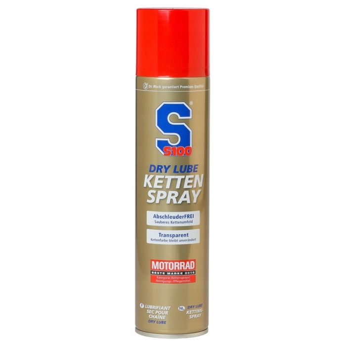 Smar do łańcucha S100 Dry Lube Keten Spray 400 ml