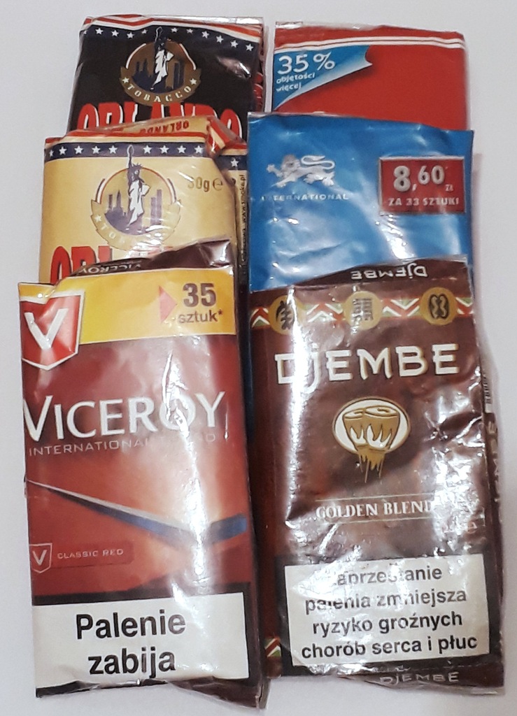 MIX TYTONI PAPIEROSOWYCH Viceroy Blow Up Djembe
