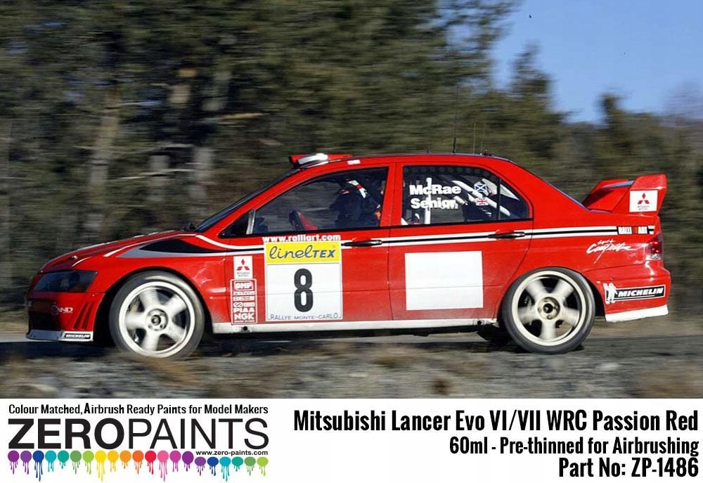 ZP1486 - Mitsubishi Lancer Evo VI WRC Passion Red