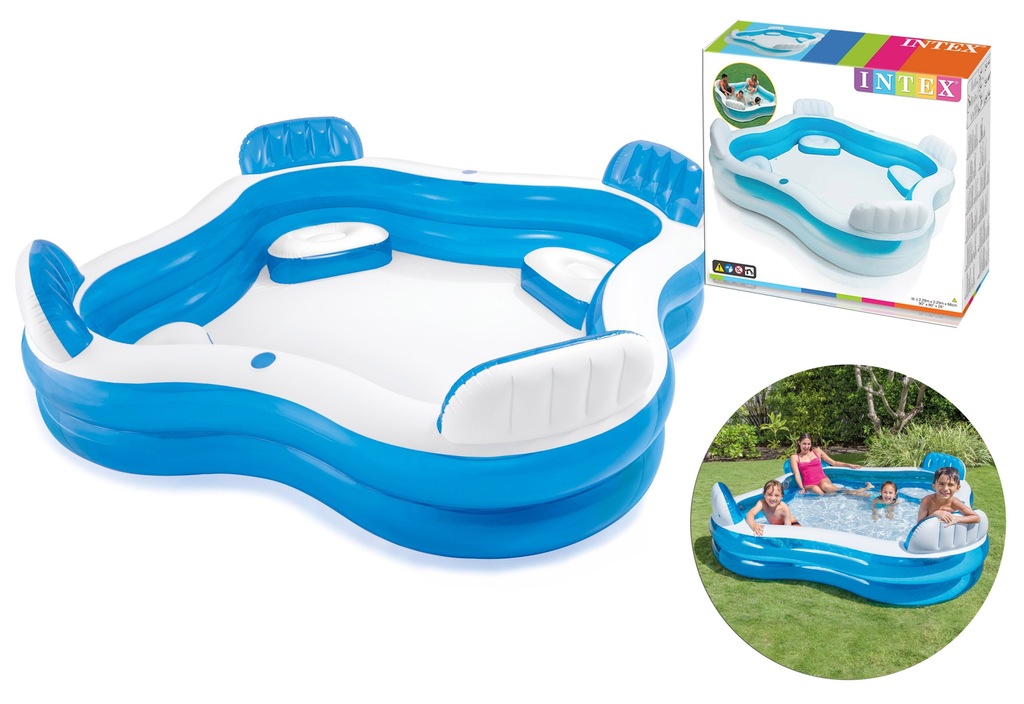 INTEX Basen z siedziskami RELAX dla Dorosłych