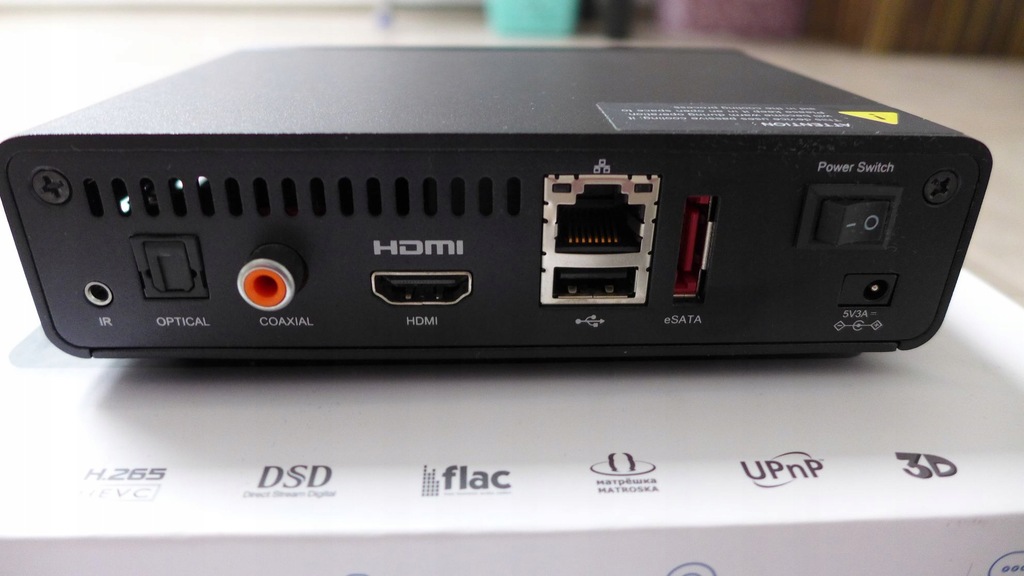 Popcorn Hour VTEN sieciowy odtwarzacz Ultra HD 4K 7639972377