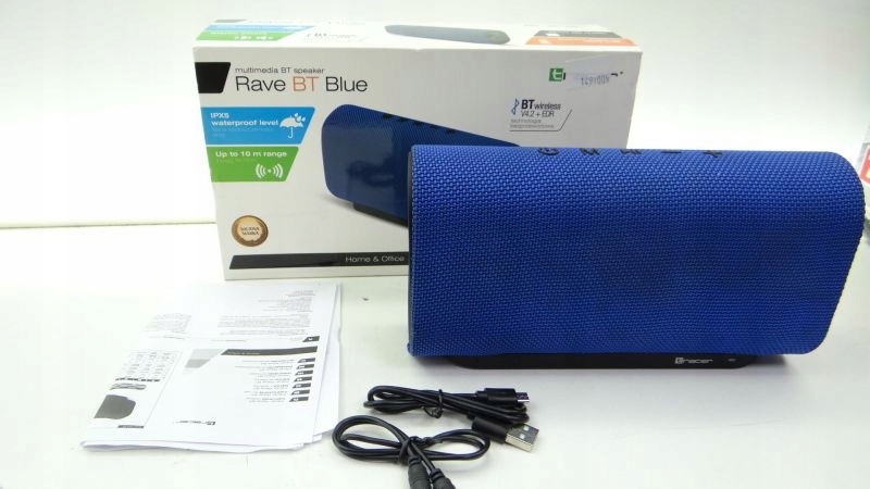 GŁOŚNIK TRACER RAVE BT BLUE KPL (180725006)