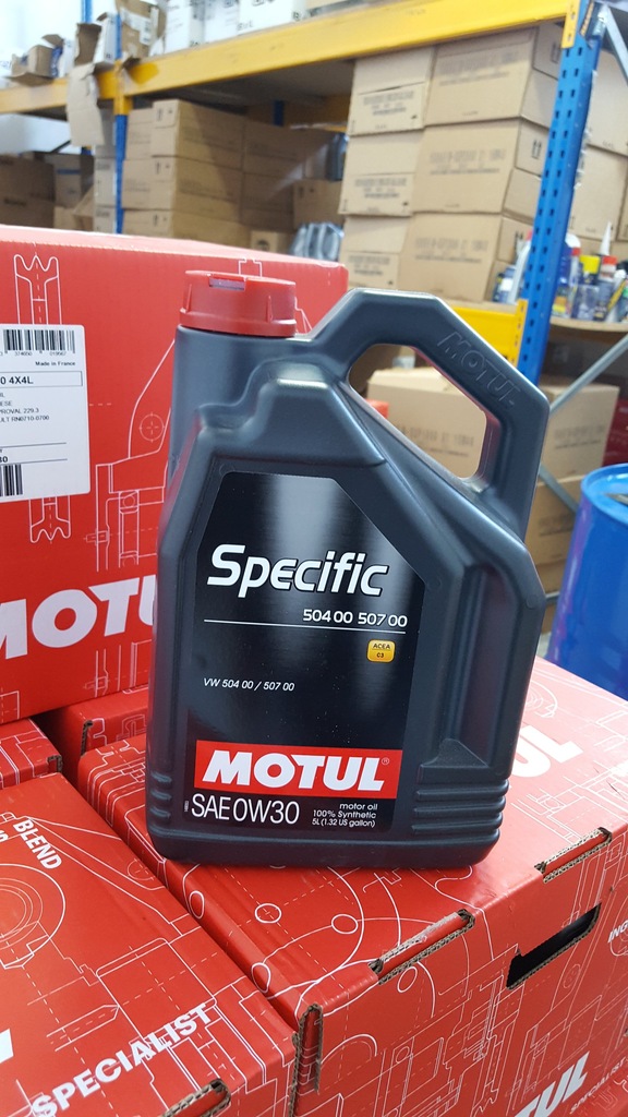 MOTUL SPECIFIC 0W30 VW 504 00 507 00 5L - 6964509816 - oficjalne ...