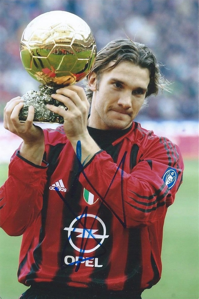 Andriy SHEVCHENKO oryginalny autograf! AC MILAN