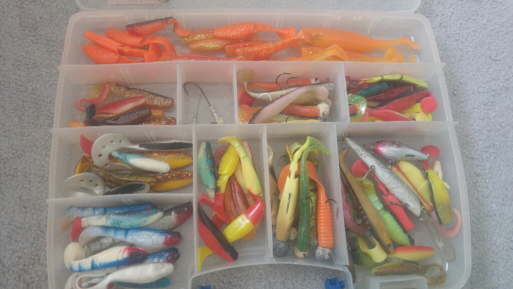 88 gum, relax,Manns,2 woblery,rapala