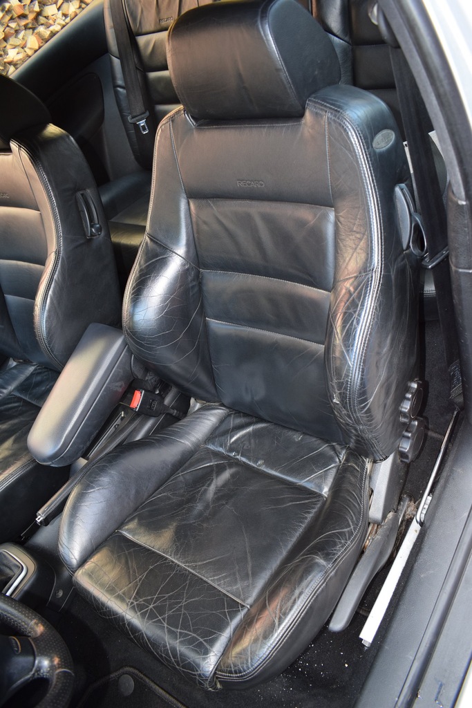 Fotele RECARO skóra kanapa VW Golf IV Bora komplet