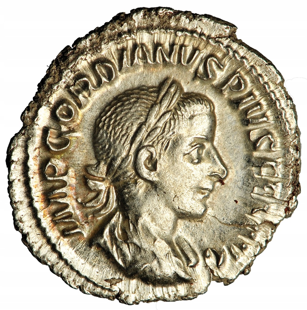 GORDIAN III (AD 238-244) DENAR Pietas st. MENNICZY