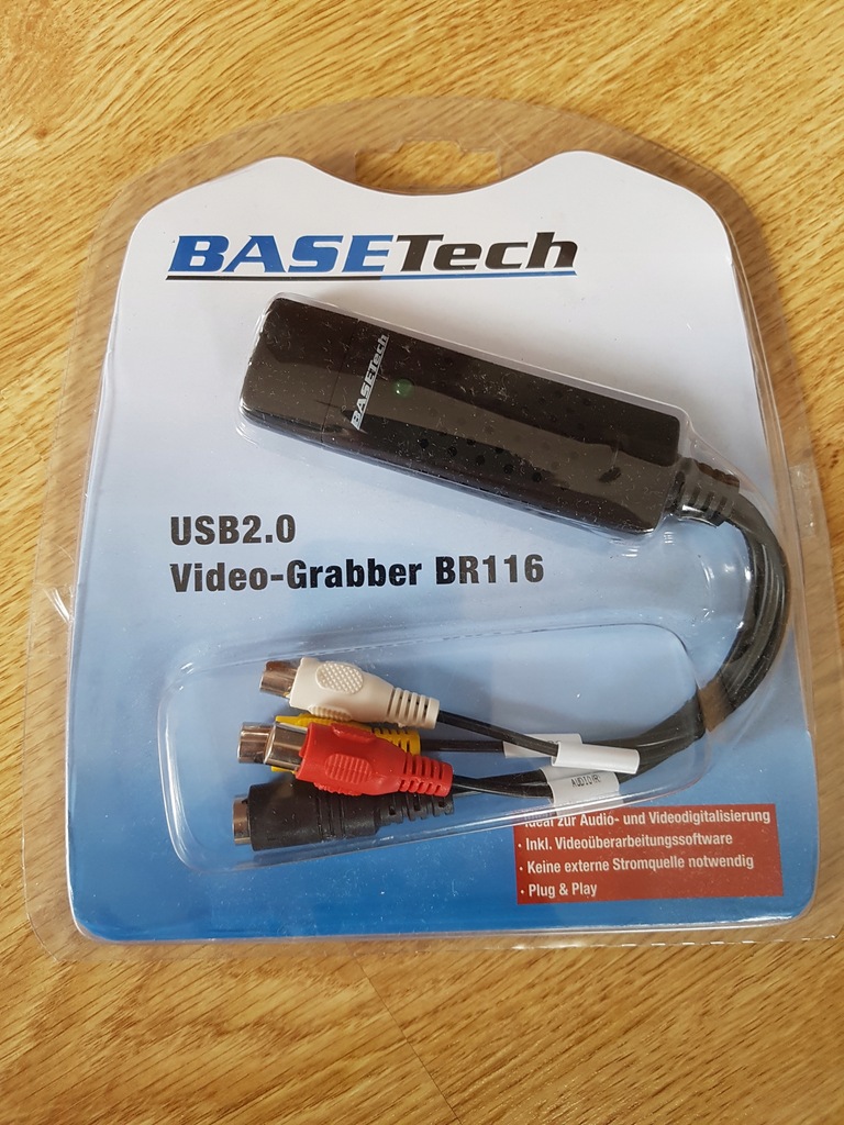Konwerter Video Grabber Basetech BR116, USB 2.0 7584667646