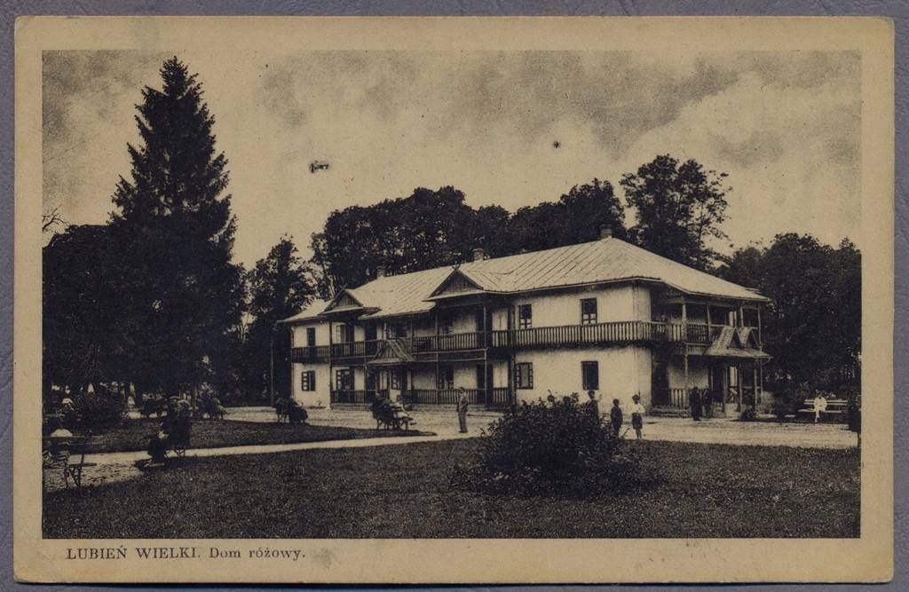 LUBIEŃ Wielki ok.1930r. DOM Różowy c229