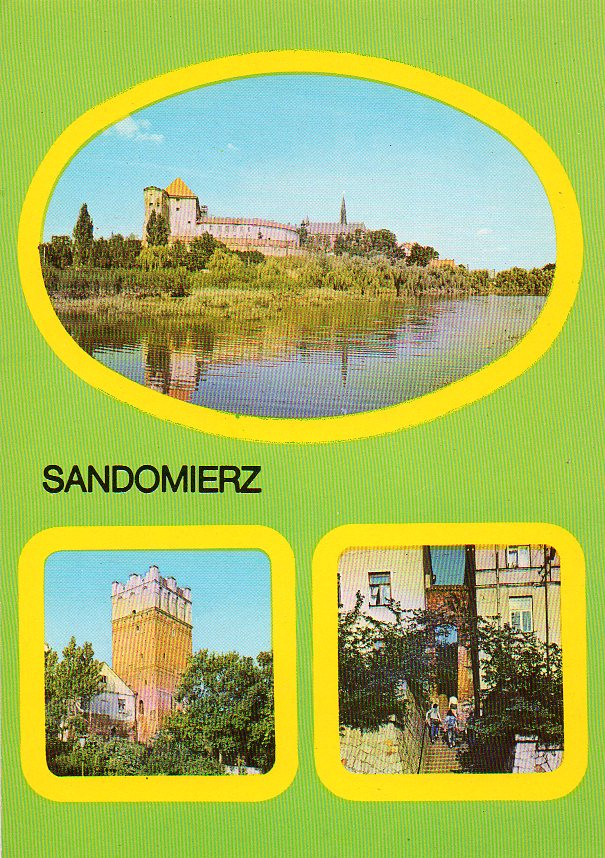 Sandomierz  Pocztówka