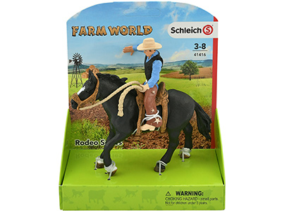 LBT KOWBOJ NA KONIU DZIKIEGO KONIA SCHLEICH 41416