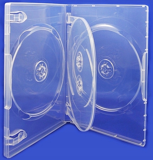 Pudełka na 4 DVD Super Clear HQ 14 MM 1szt EUROPA