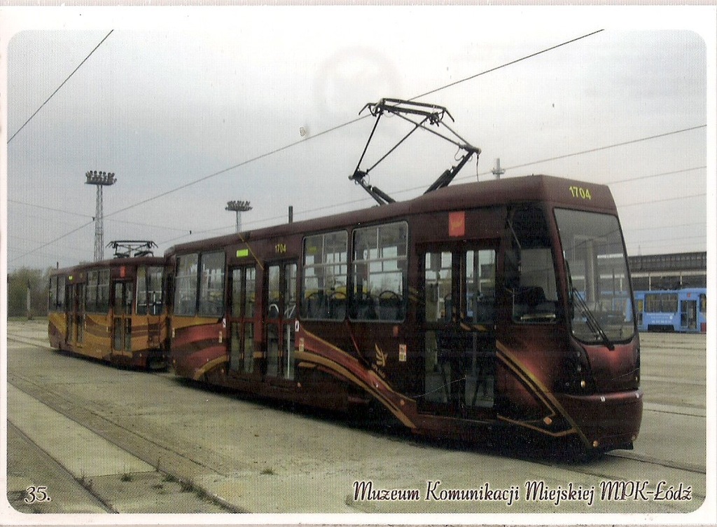 pocztówka TRAMWAJ 805Na Zajezdnia Telefoniczna MPK