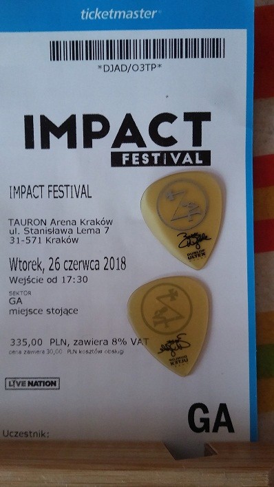 Ozzy BLS Zakk Wylde B Sabbath kostka piórko Kraków