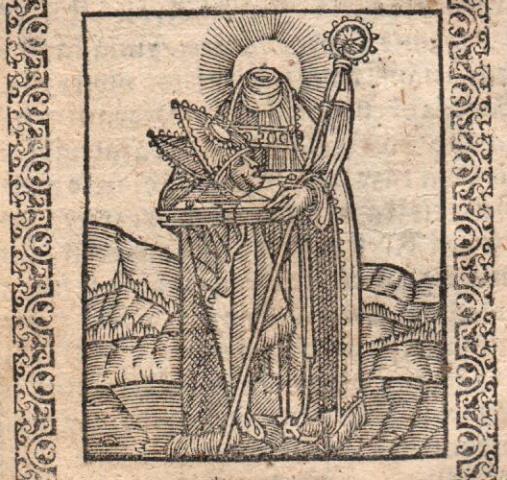 DRZEWORYT POLSKI POŁ. XVI W.  ŚWIĘTY DIONIZY
