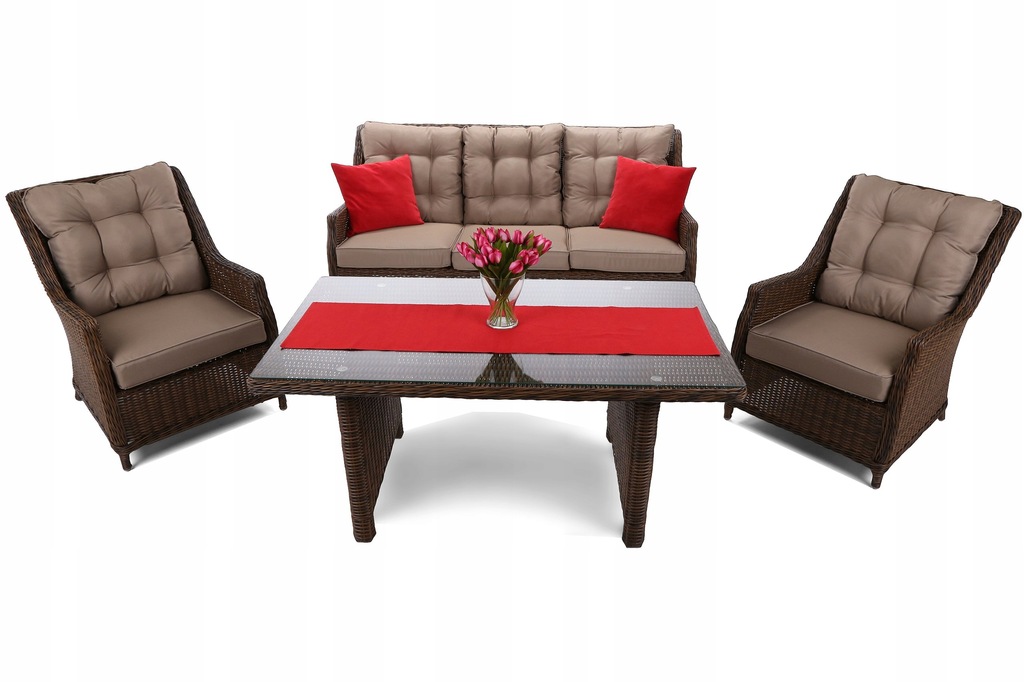 MEBLE OGRODOWE technorattanowe SOFA na taras ratan