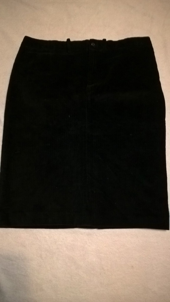 RALPH LAUREN spódnica sztruksowa czarna r 12 M/L