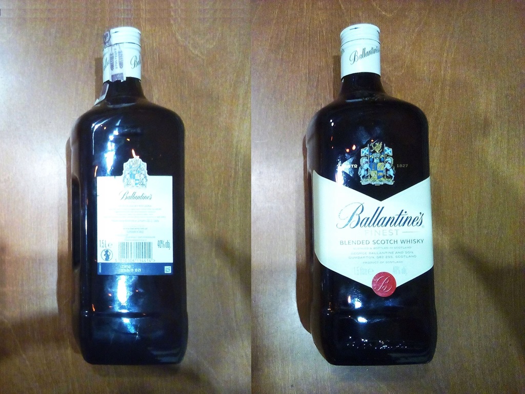 BALLANTINES Butelka Po BLENDED SCOTCH WHISKY 1,5 L