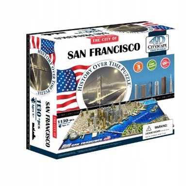 4D Cityscape San Francisco History Time Puzzle - 7679222266 - oficjalne  archiwum Allegro